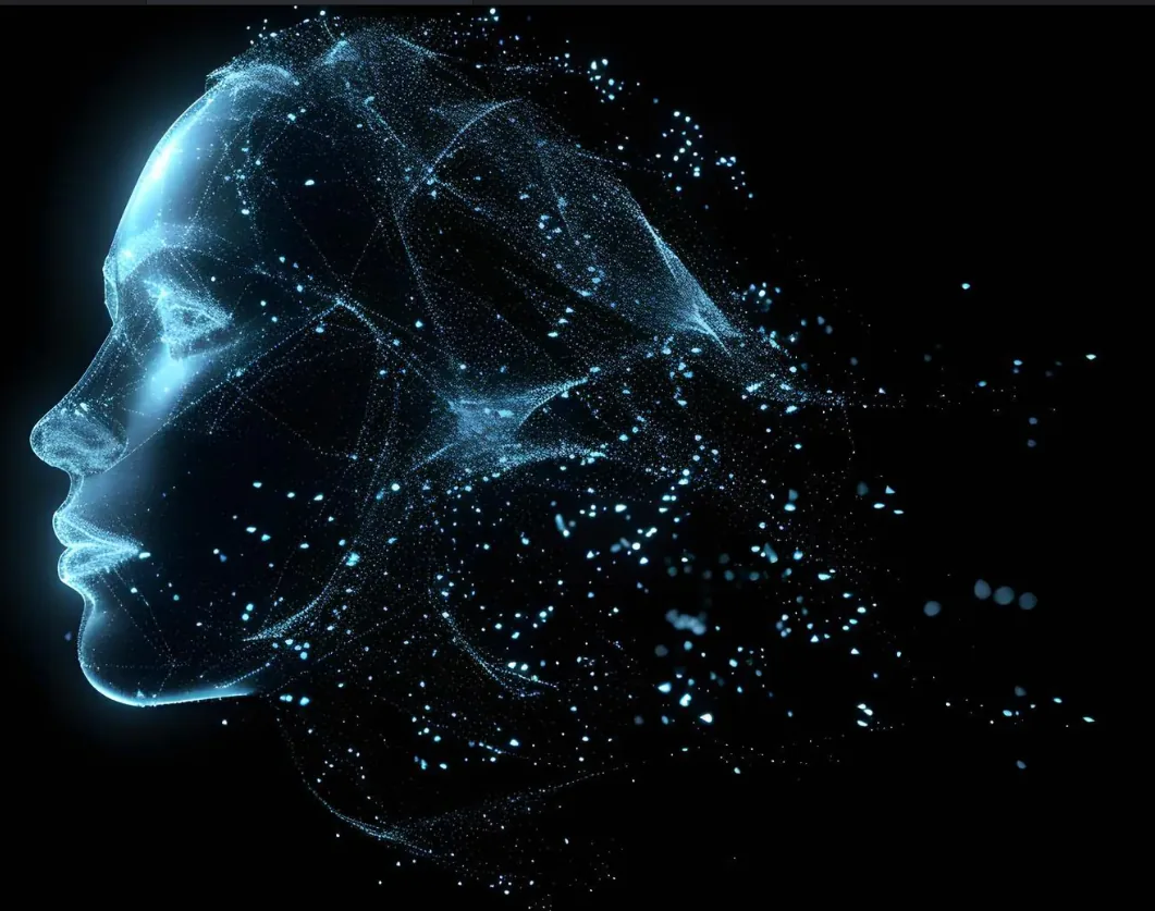Holografiskt AI-porträtt — Vardskyn Neural Core